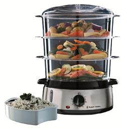 Cook At Home Ατμομάγειρας με 3 Επίπεδα Μαγειρέματος 9lt Russell Hobbs