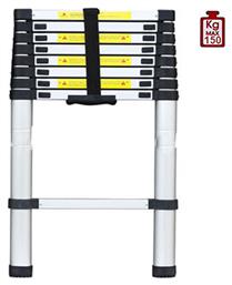 Τηλεσκοπική Σκάλα Αλουμινίου 9 Σκαλιών Silverline